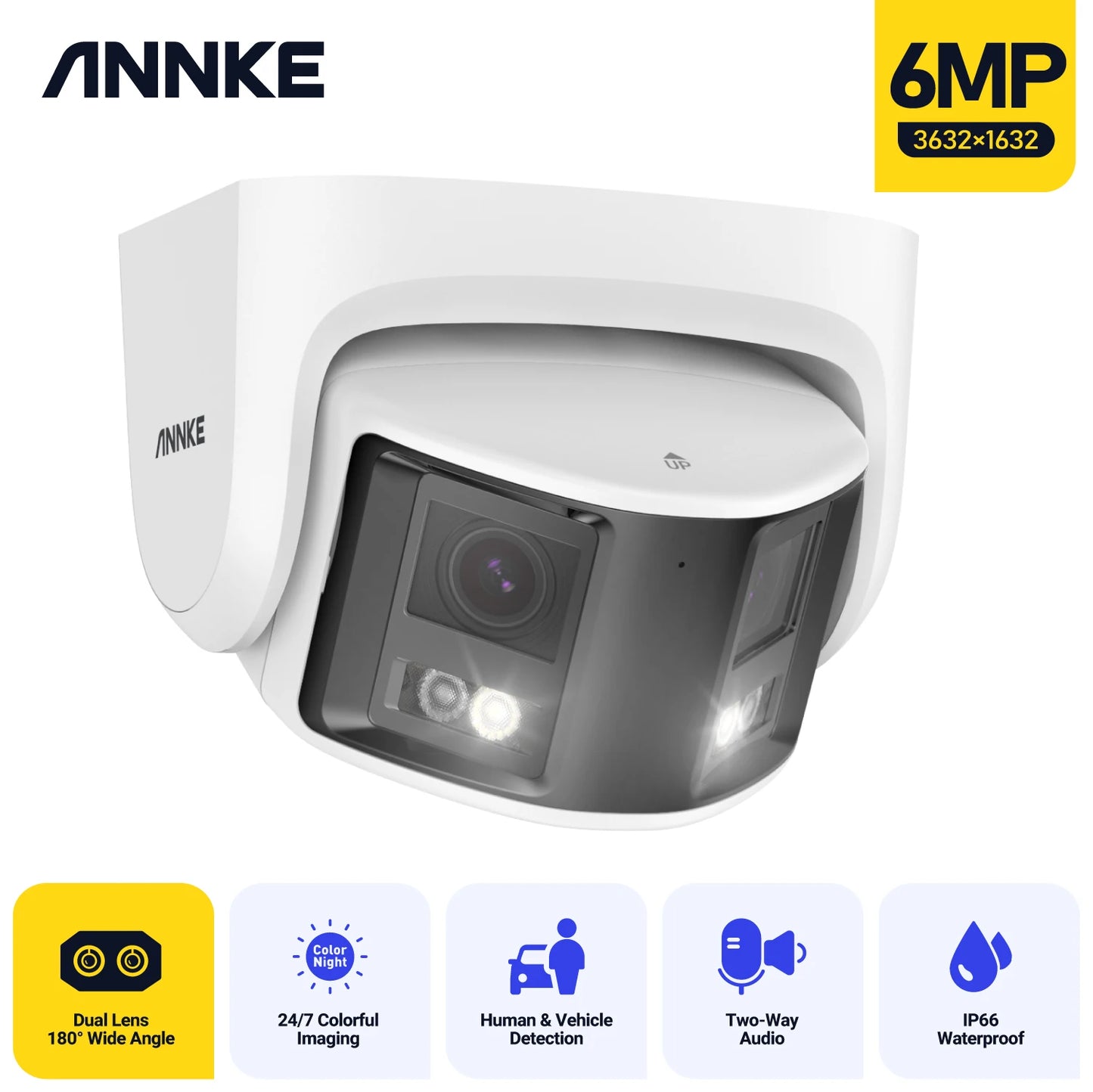 ANNKE PTZ Wi-Fi Surveillance Camera 5MP IP 20X Optical Zoom Video