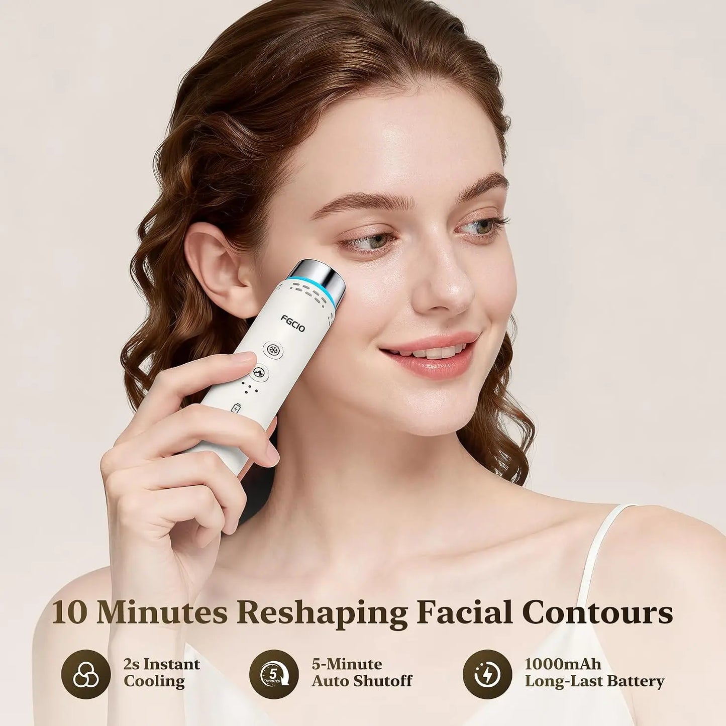 FGCIO Hot & Cold Beauty Wand for Eyes & Face