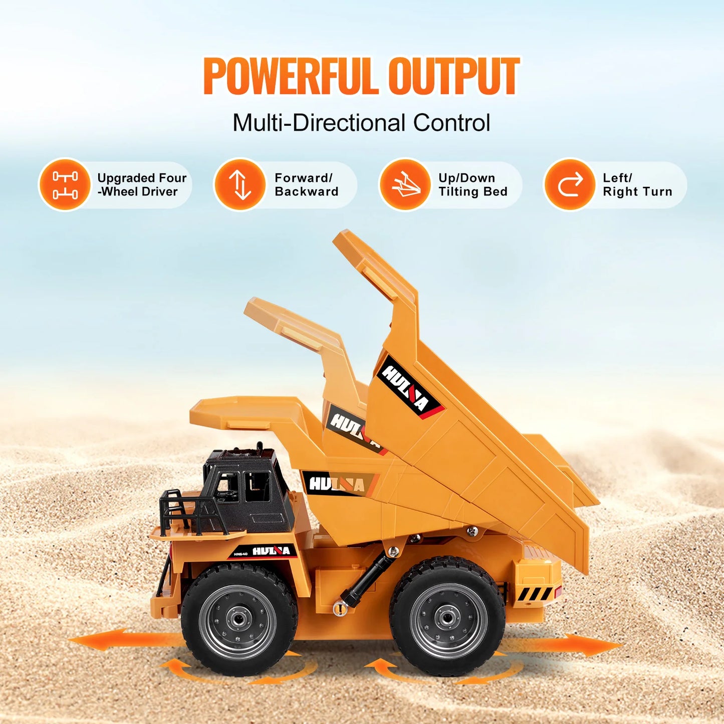 VEVOR RC Car Children Toys Remote Control Dump Truck