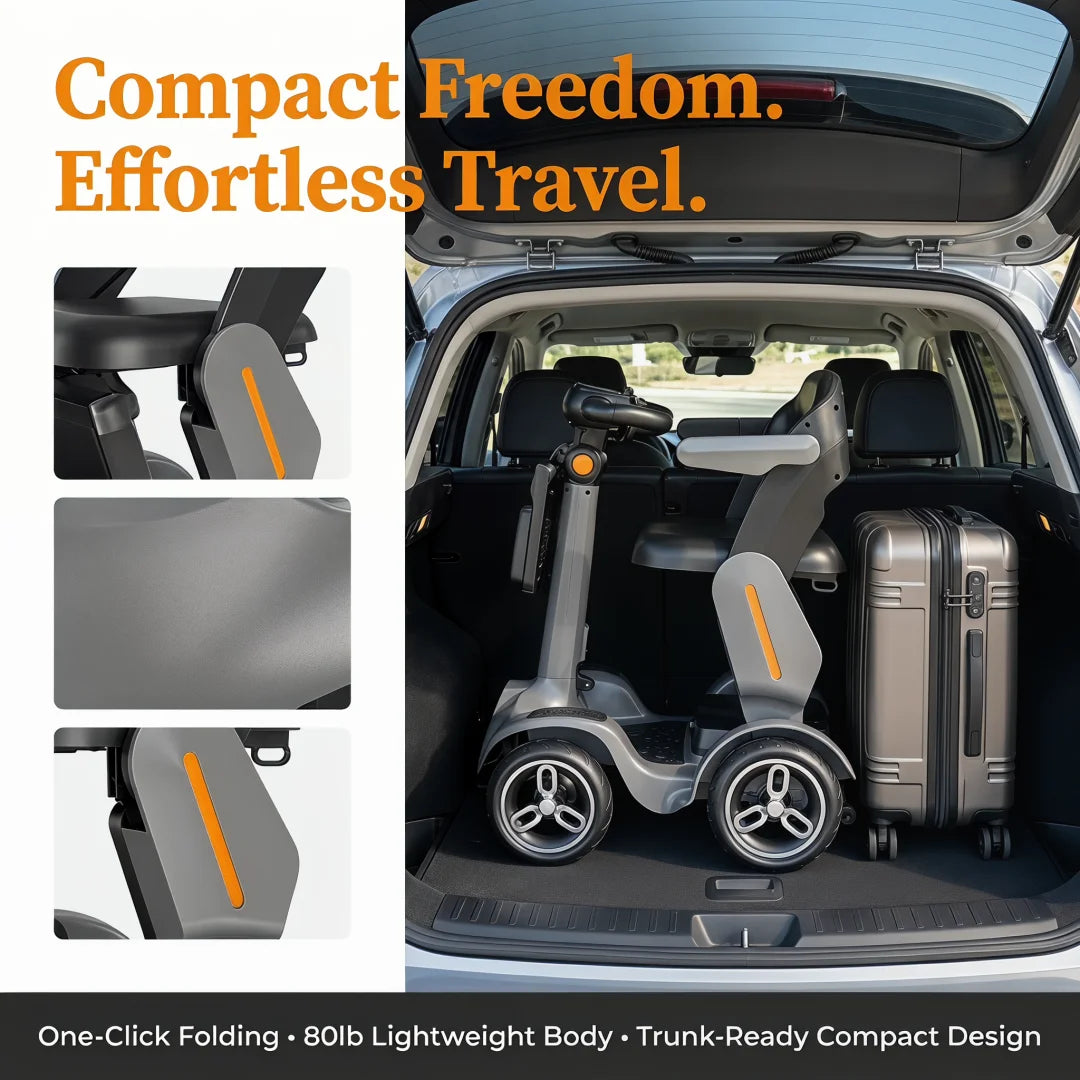 SPD-2 Foldable Mobility Scooter Reliable Daily Travel Companion
