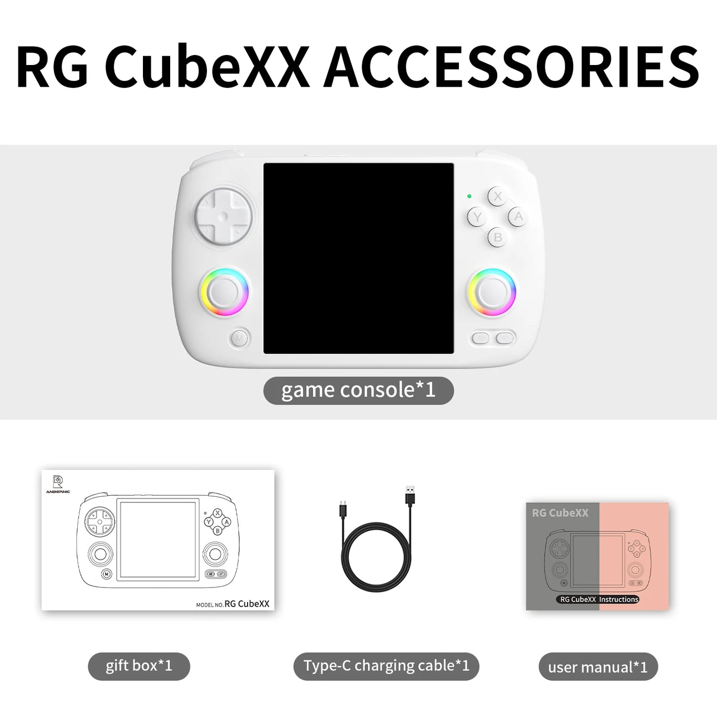 ANBERNIC RG CUBEXX Handheld Game Console