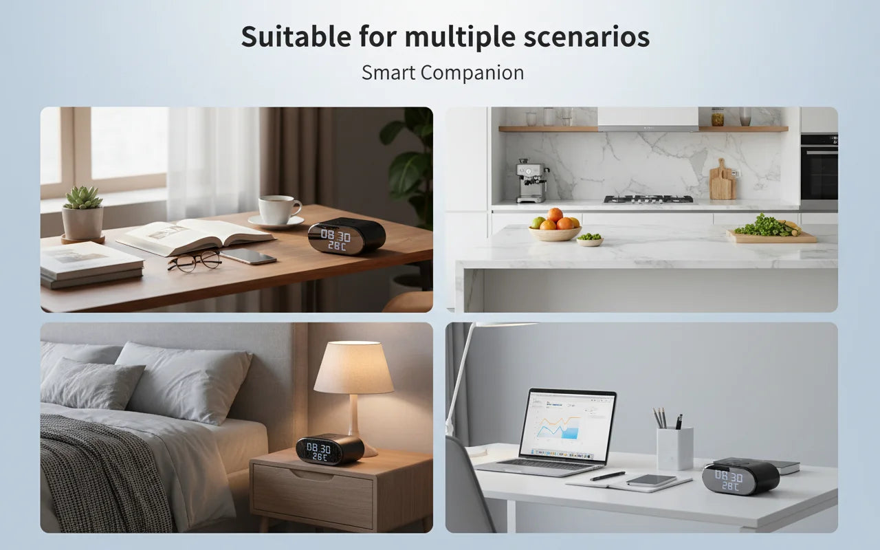 4K Ultra HD Clock Camera WiFi Indoor Security Camera