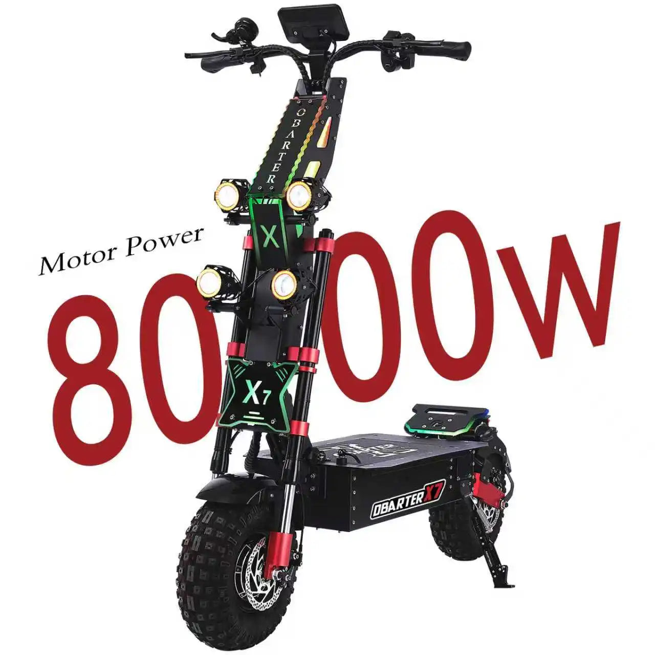 OBARTER X7 8000W Dual Motor Electric Scooter 60V40AH 56Mph