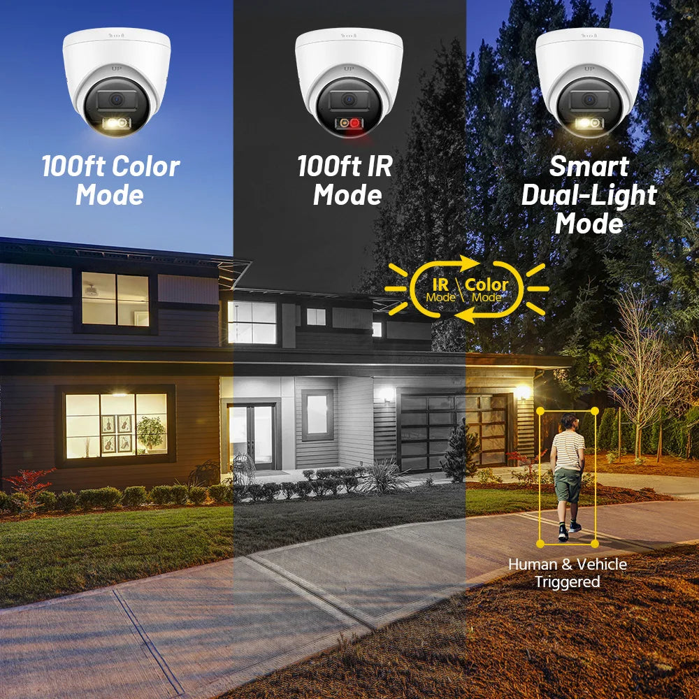 Annke 8MP HD IP Security Camera Poe 4K Dual Light