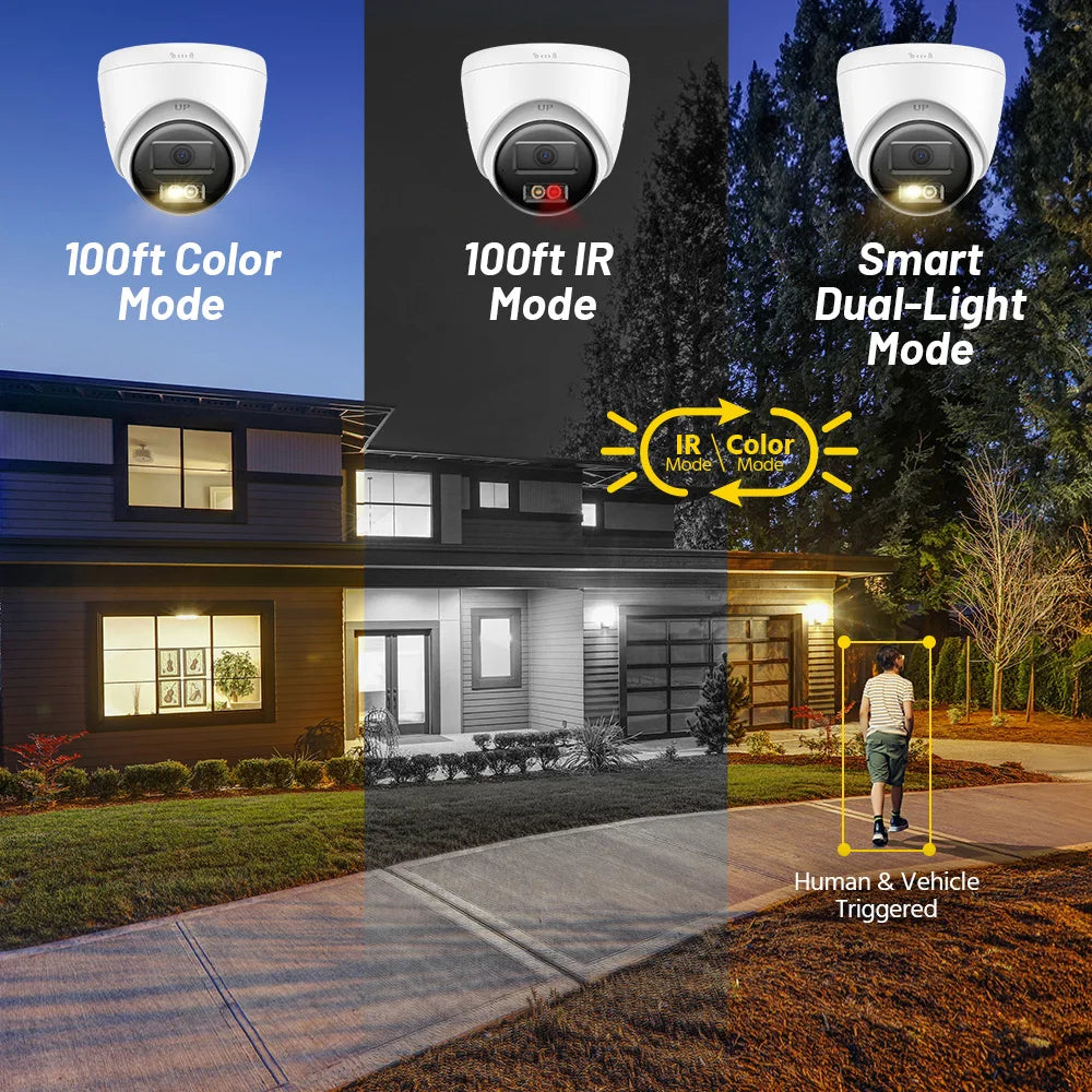 ANNKE 8MP 4K Security Camera with 4mm H.265+ Compression Two-Way Audio