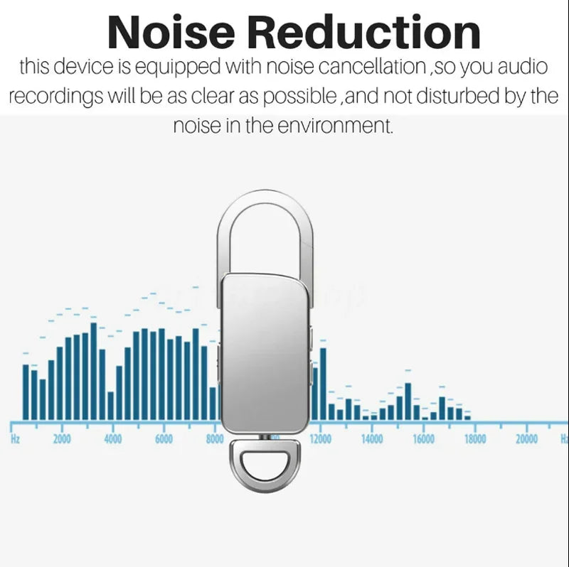 KIDKD Smart Audio Voice Activated Recorder