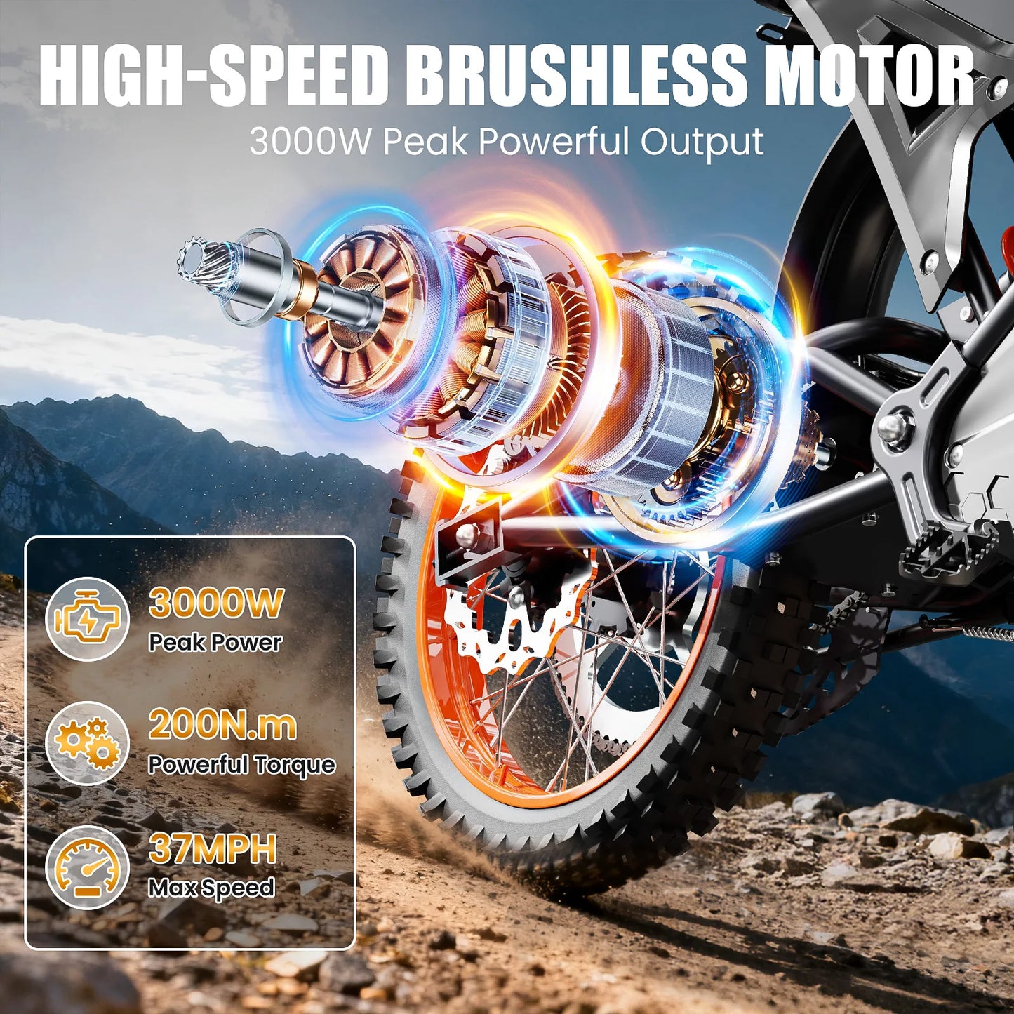 Spacewalk Electric Dirt Bike for Adults