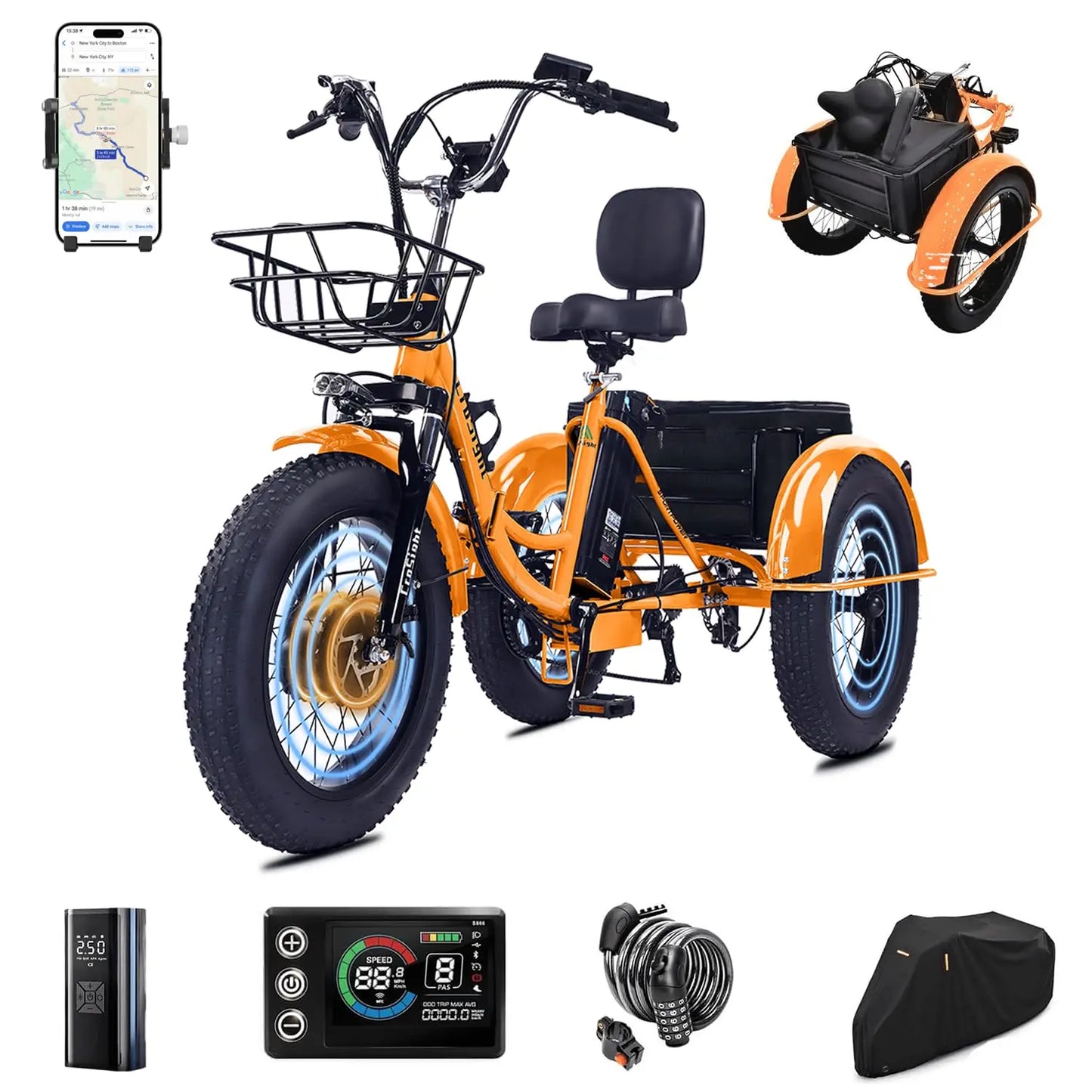 CROSIGH 2.0 Pro Electric Tricycle for Adults