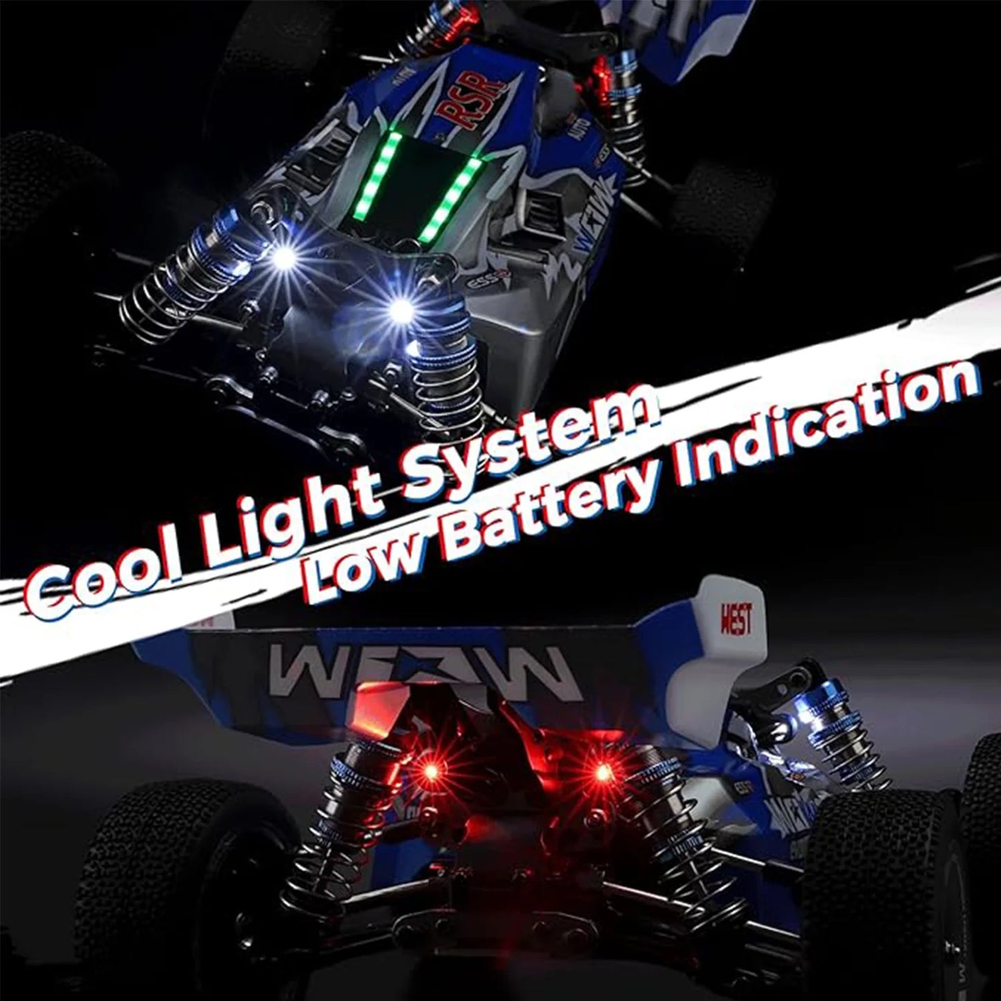 WLtoys144011 1/14 4WD RC Cars for Adults , Max 43 Mph Off-Road
