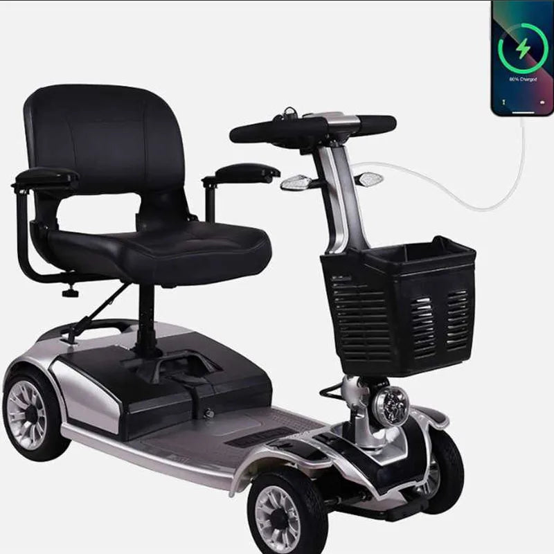 4Wheels Mobility Scooter, Disabled, Seniors, Portable