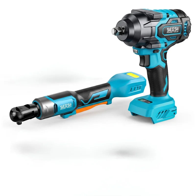 Seesii 3/8" Ratchet Wrench & 1000N.m Impact Wrench