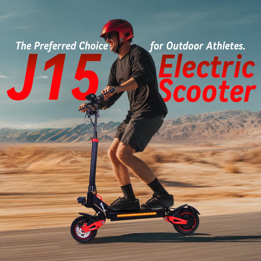 OBARTER J15 Electric Scooter Adult 1600W Motor 11-Inch Off-Road Tires 48V18AH Battery Max Speed 31mph Range 27-30 Miles Electric Scooter