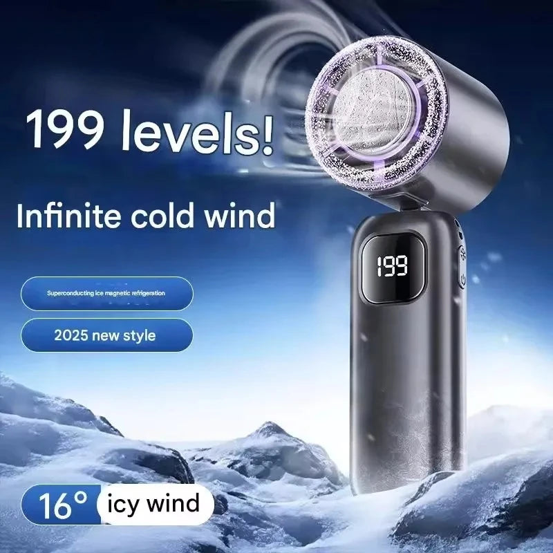 XIAO 8000mAh USB Hanging Neck Fan Portable Bladeless