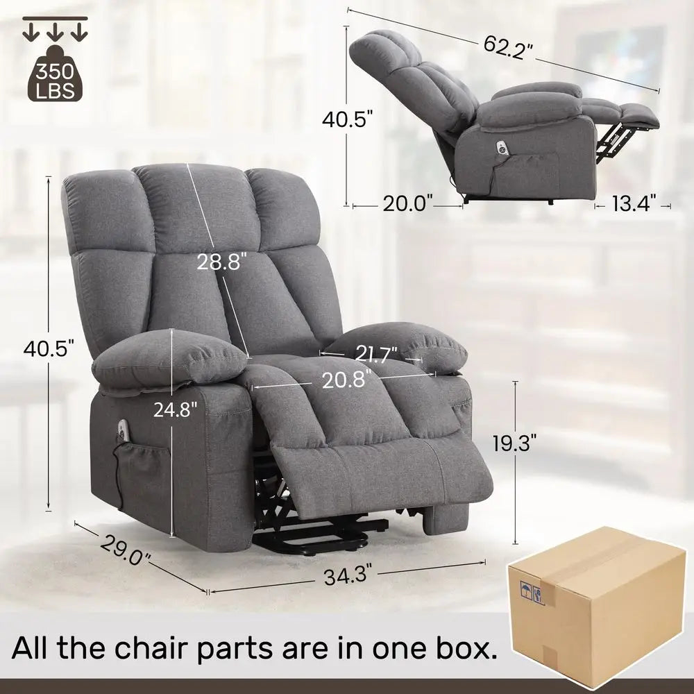 Power Lift Recliner Chair for Seniors, Big and Tall Lift Chair