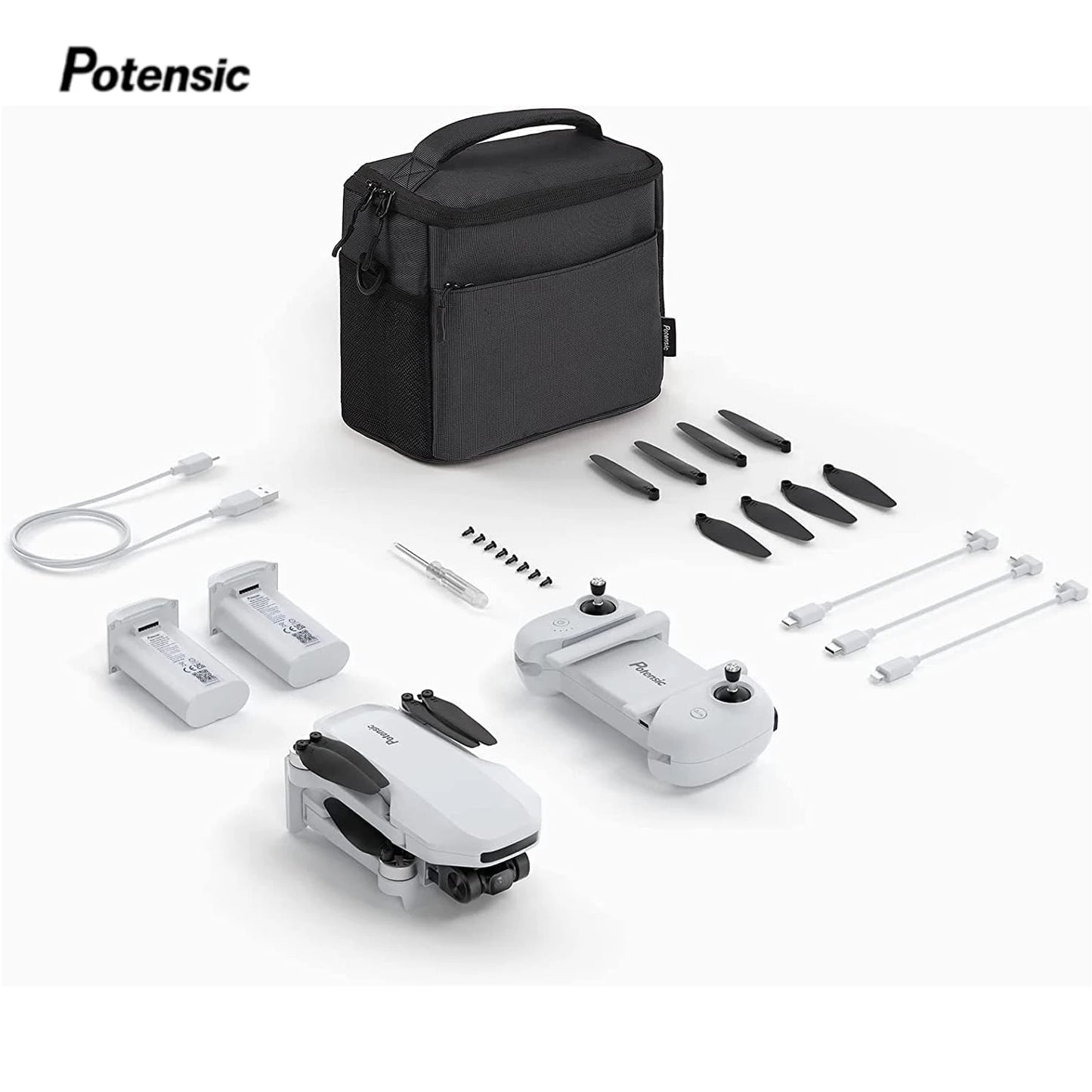 Potensic Drones Under 249g GPS Auto Return Single Axis Gimbal