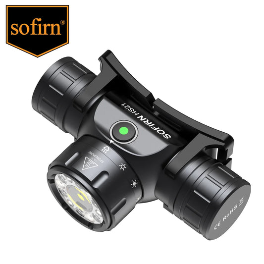 Sofirn HS21 Headlamp, USB C Rechargeable Flashlight