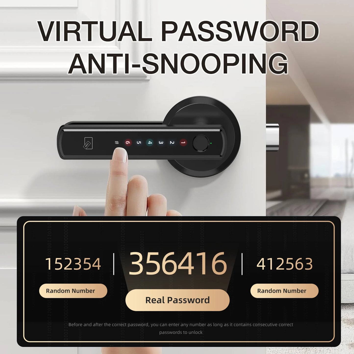 Viladepot Smart Lock Fingerprint Door Lock App Control