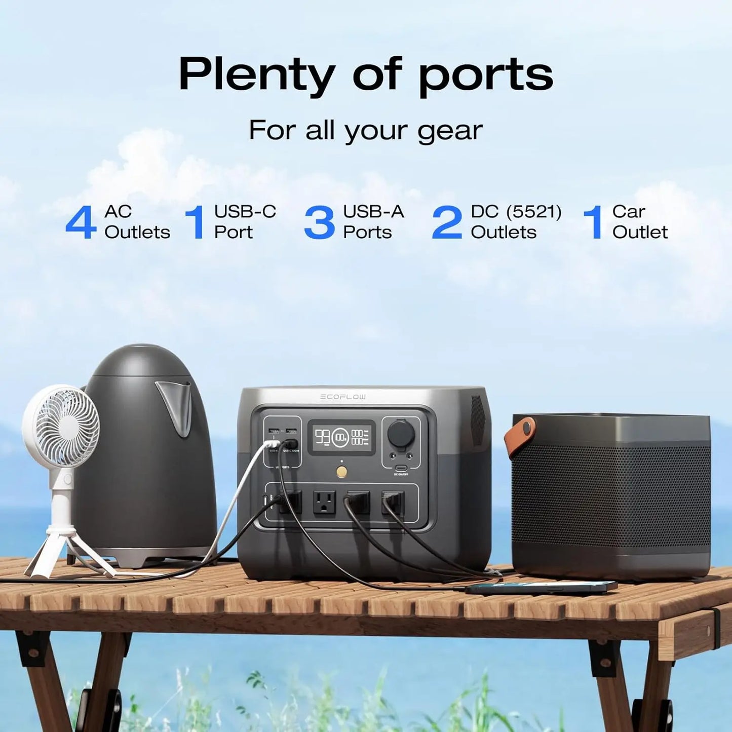 ECOFLOW Portable Power Station Solar Generator