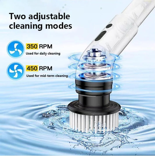Electric Spin Scrubber IPX7 Waterproof Adjustable Speed
