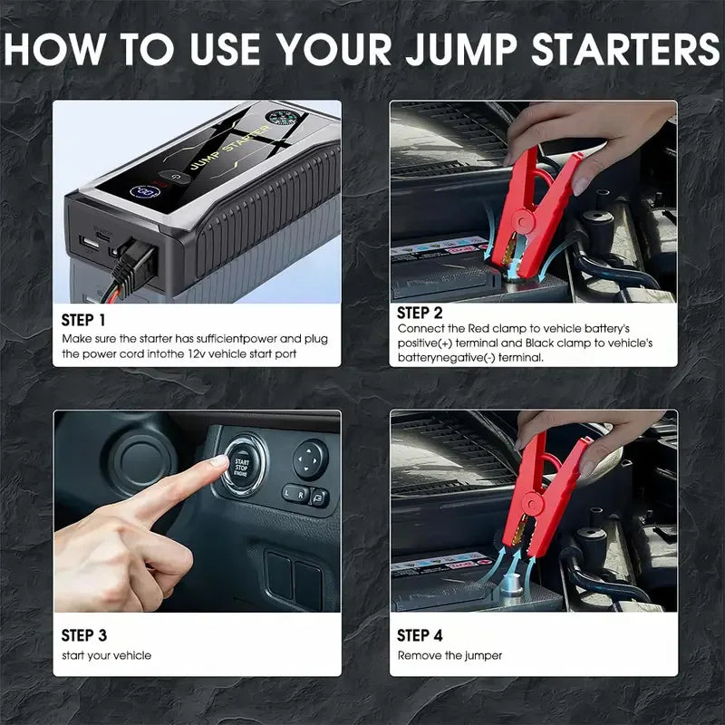 Car Jump Starter 7000A, Jump Starter Battery Pack