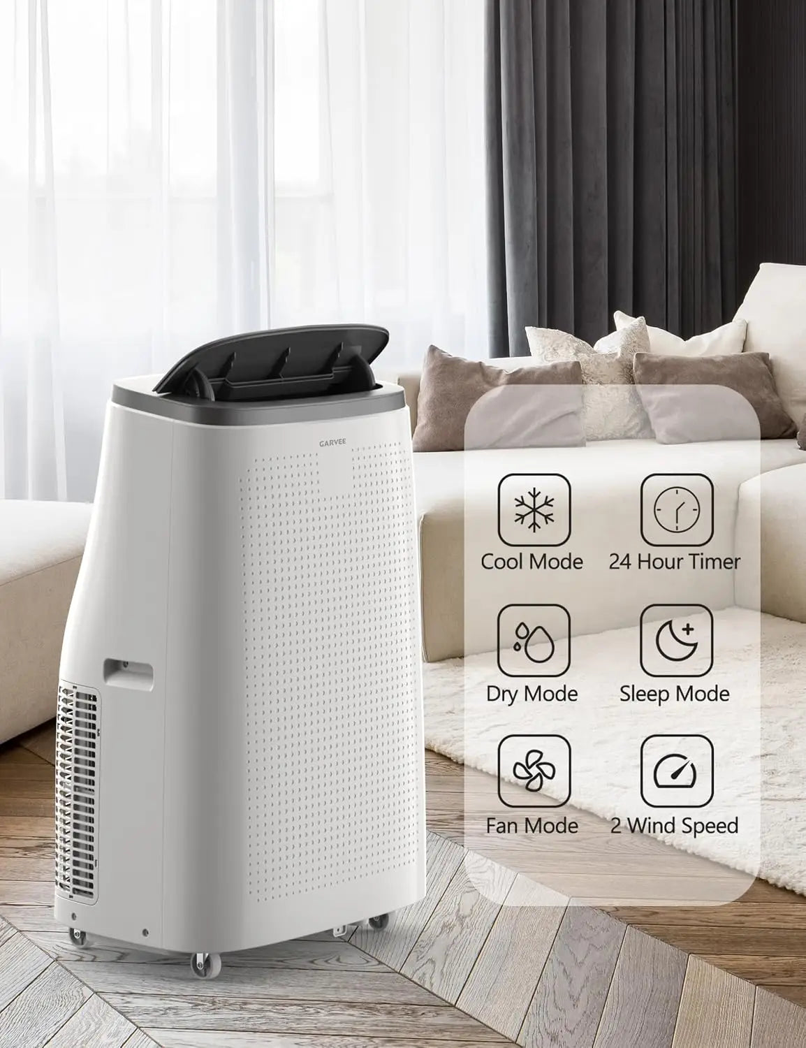 TACKVIEW 14000 BTU Portable Air Conditioner