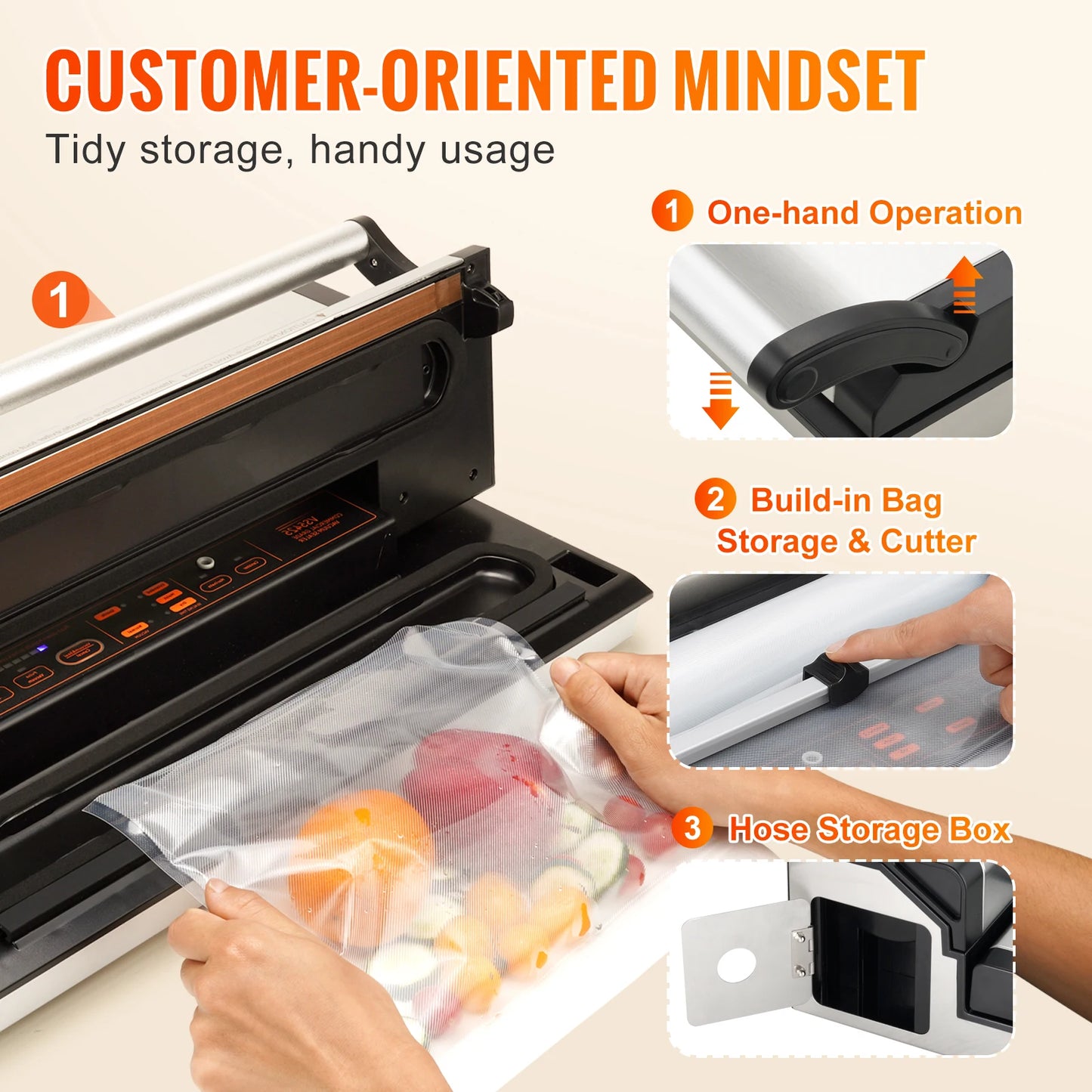 SucceBuy Commercial Vacuum Sealer Machine Multifunction