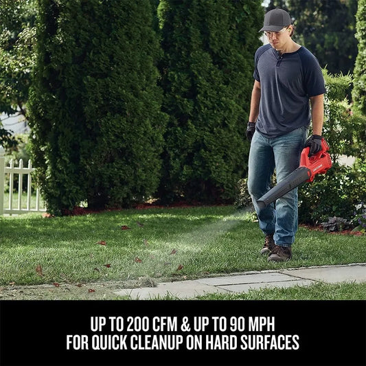 CRAFTSMAN 20V MAX Cordless Leaf Blower with Battery and Charger