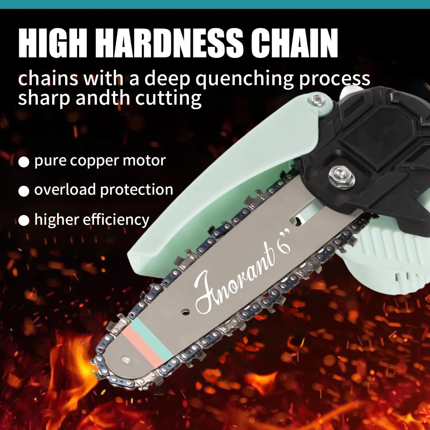 INORANT Mini Chainsaw Cordless Electric Chain Saws
