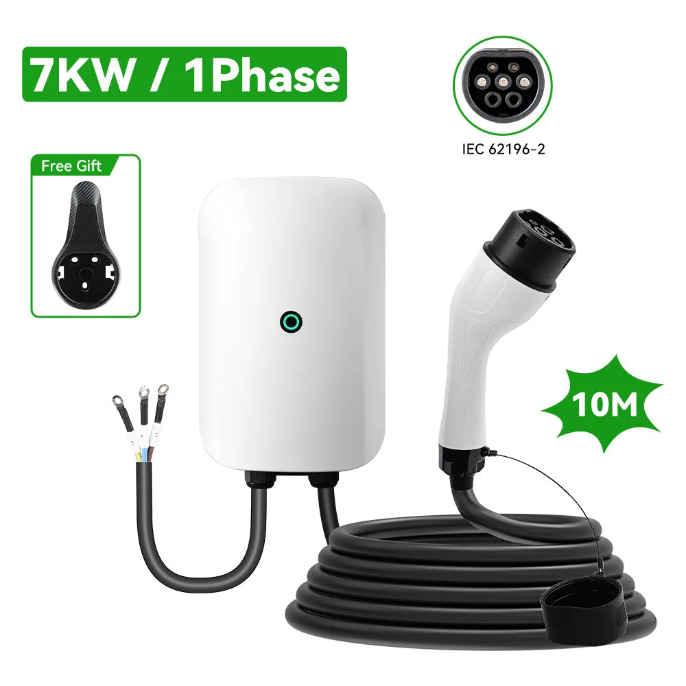 IPENGEN 7KW EV Charger Wall Box Type2