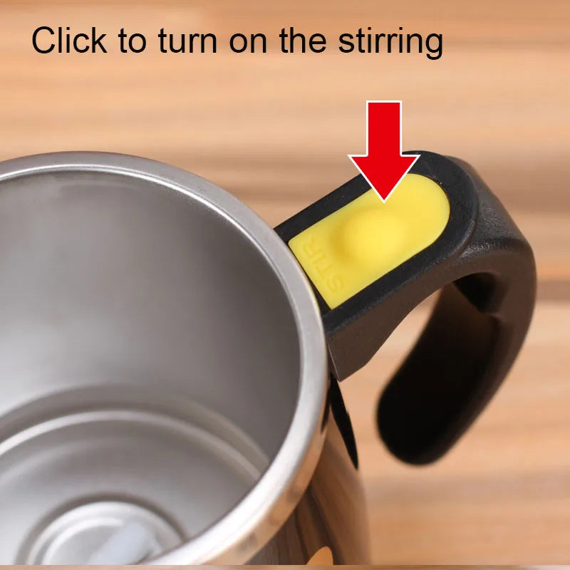 Electric Automatic Self Stirring Magnetic Mug Coffee Milk Mixing Cup
