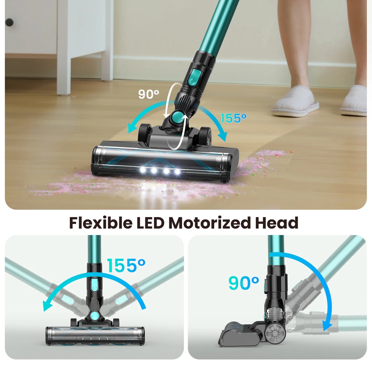 INSE N3T Cordless Vacuum Cleaner 40Kpa Ultra Lightweight
