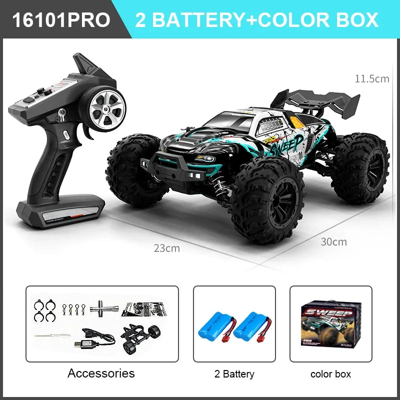 High Speed RC Car 4WD Off Road Vehicle 70KM/H Brushless Motor