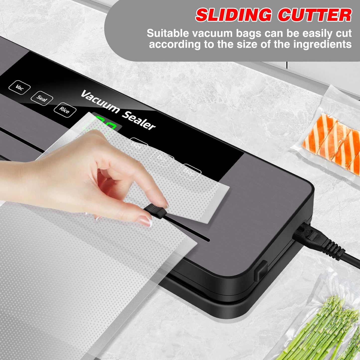 5-in-1 Multi-Functional Vacuum Sealer Food Vacuum