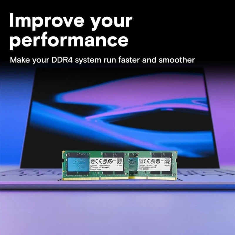 64GB DDR4 RAM Kit (2x32GB), 3200MHz (PC4-25600) CL22 Laptop Memory