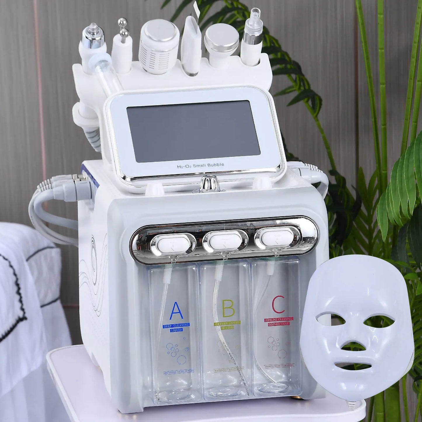 Amilibeauty 7 in 1 H2O2 Beauty Skin Cleansinge Hydro Facial Machin Facial Machine Water Aqua Peeling for Home Use