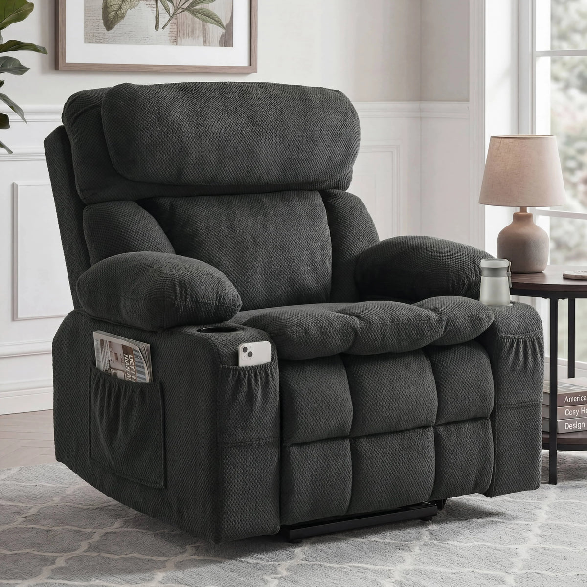 Redlife Oversized Dual Motor Power Lift Recliner for Seniors