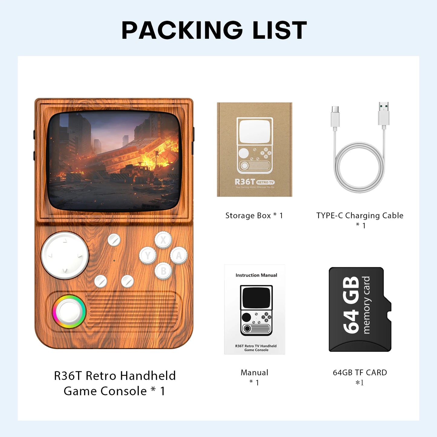 AISLPC R36T Retro Handheld Game Console