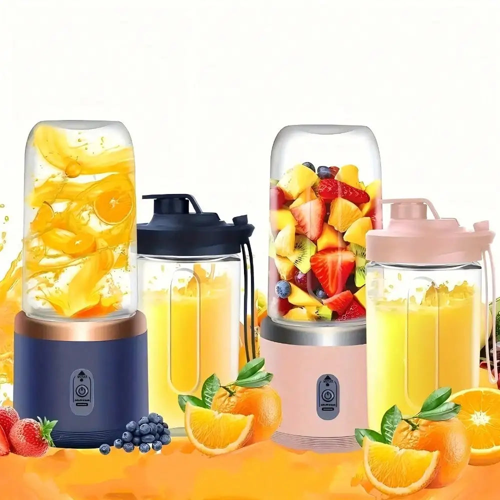 Fruit Blender, Beverage Maker, Juicer Cup + Portable Outdoor Cup