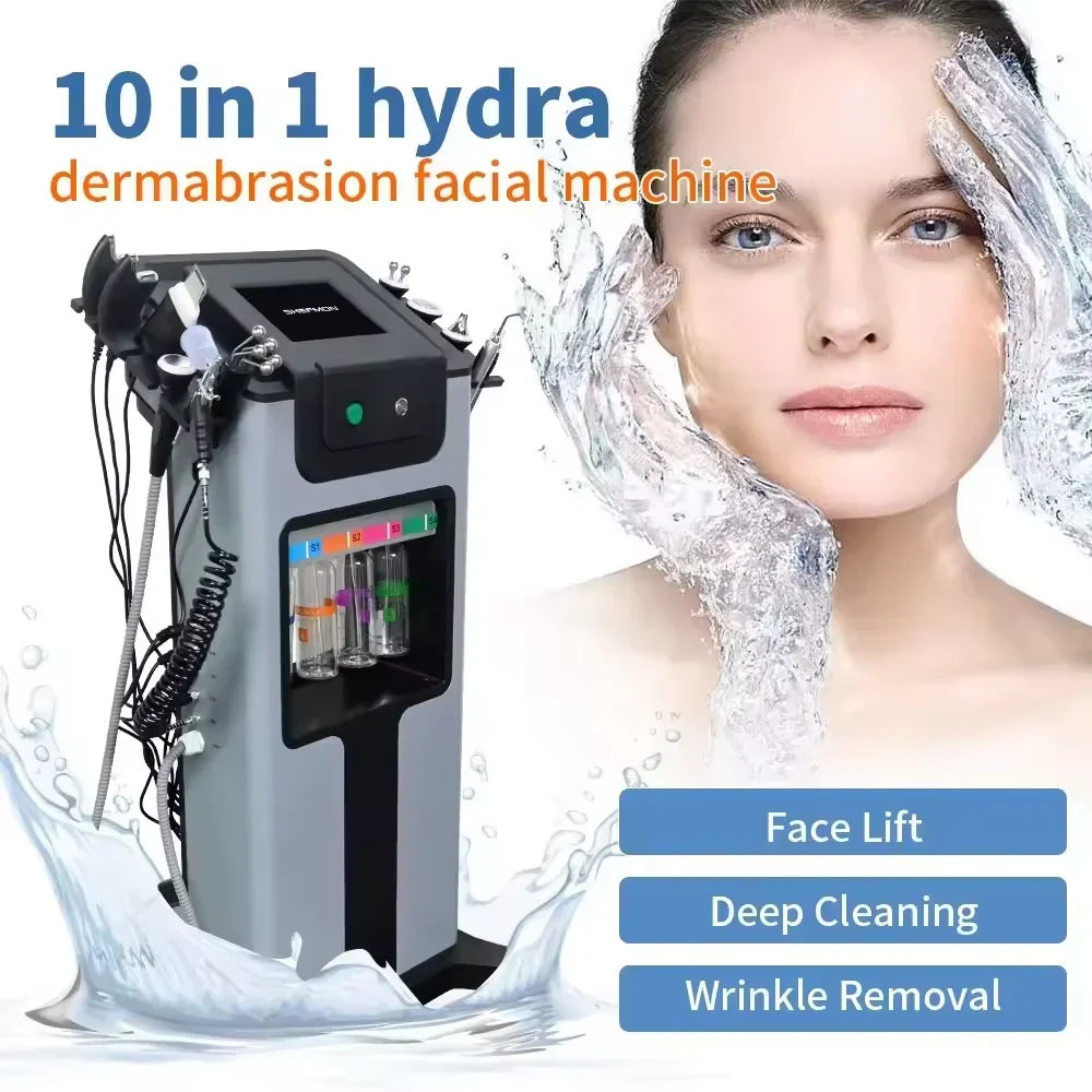 10In1 Professional Aqua Peeling Lift Skin Bubble Moisturizer Oxygen Machine