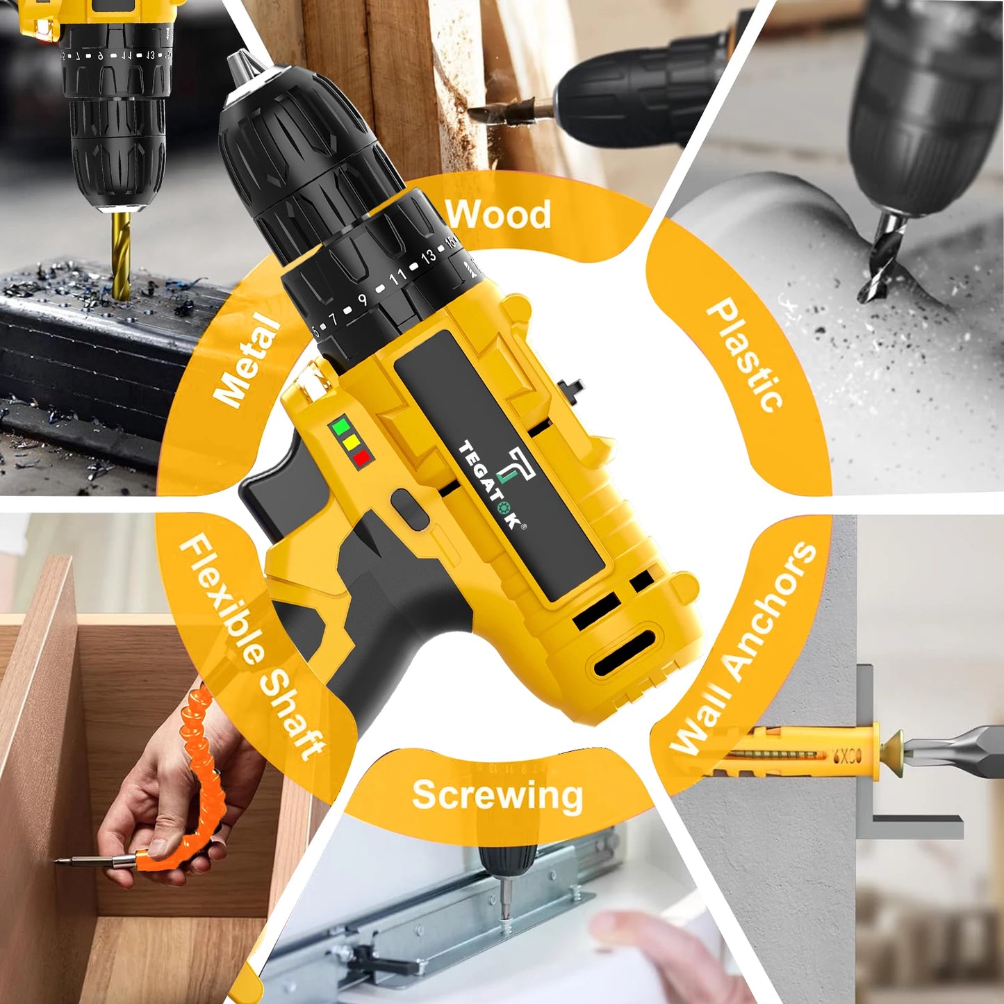 TEGATOK 45N.M Electric Screwdriver