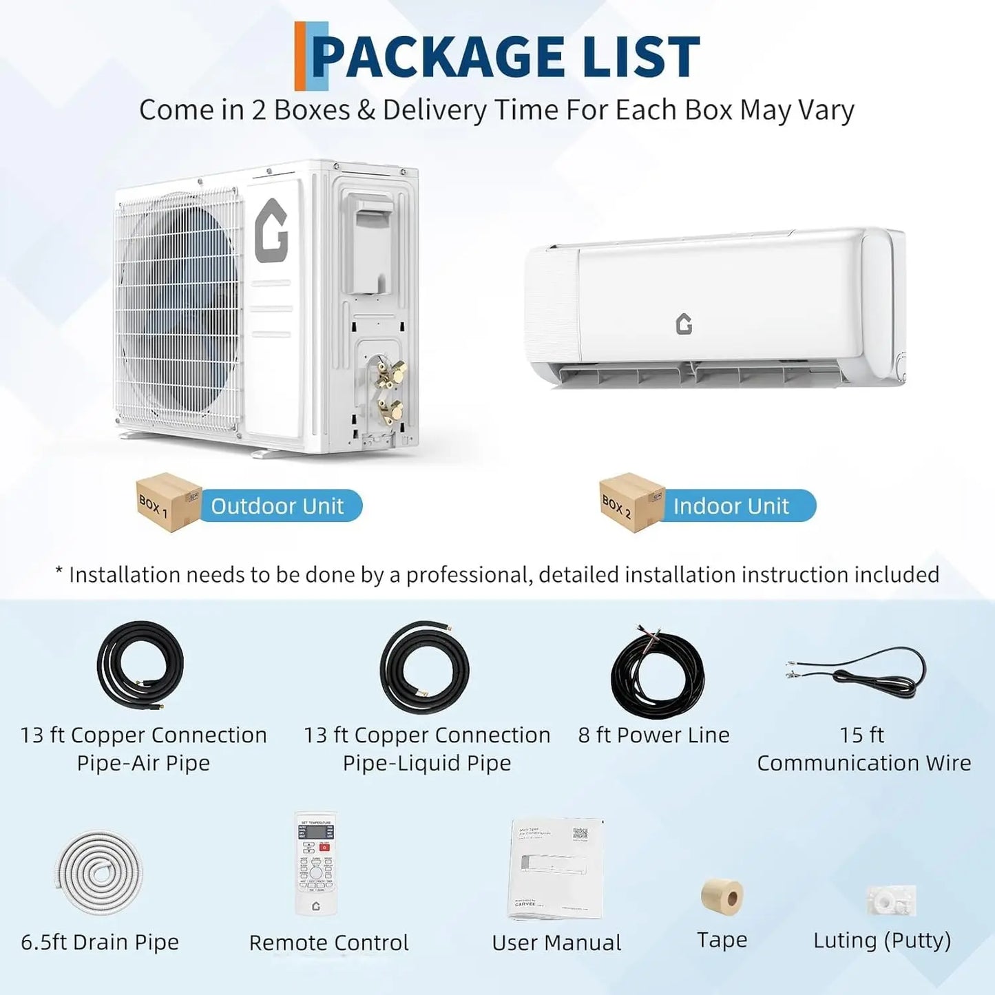 Acekool 9000 BTU Mini Split Air Conditioner