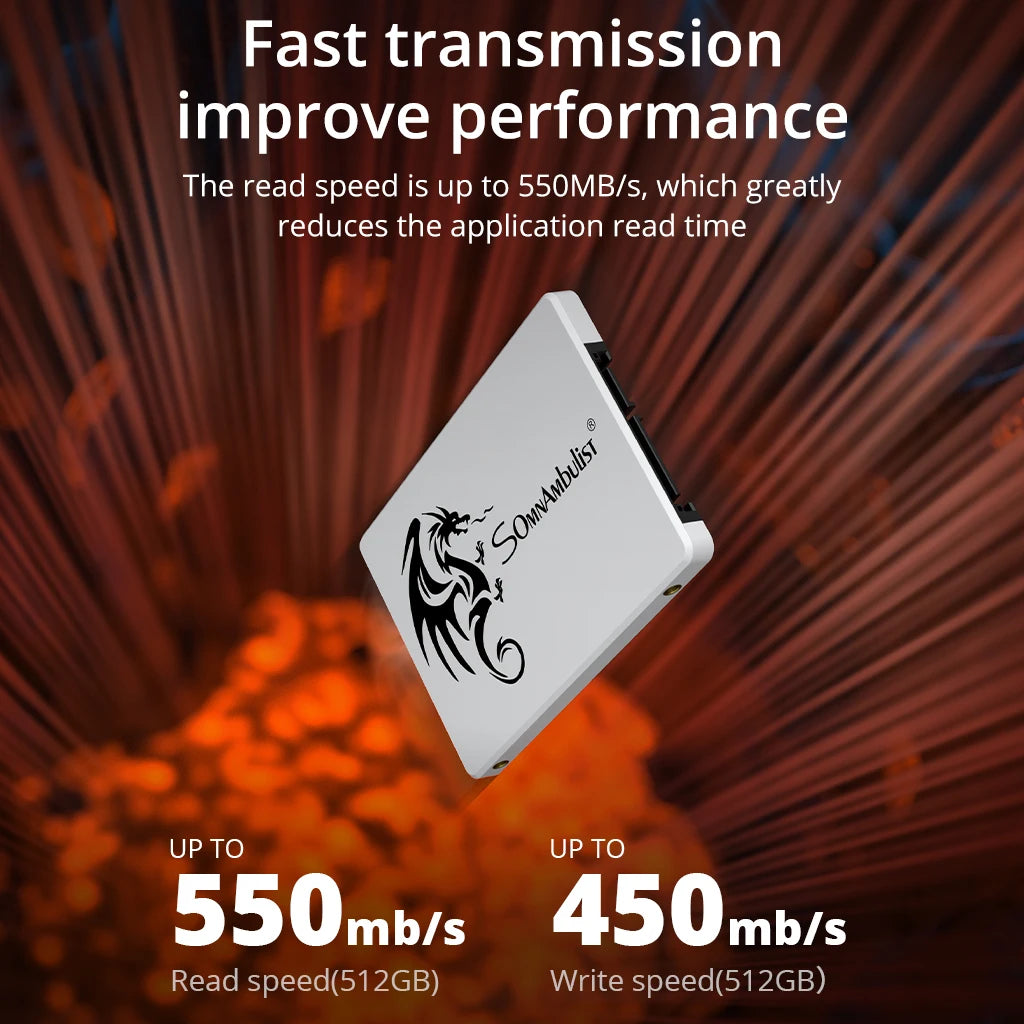 SomnAmbulist SSD 2.5" 64GB 128GB 256GB 512GB