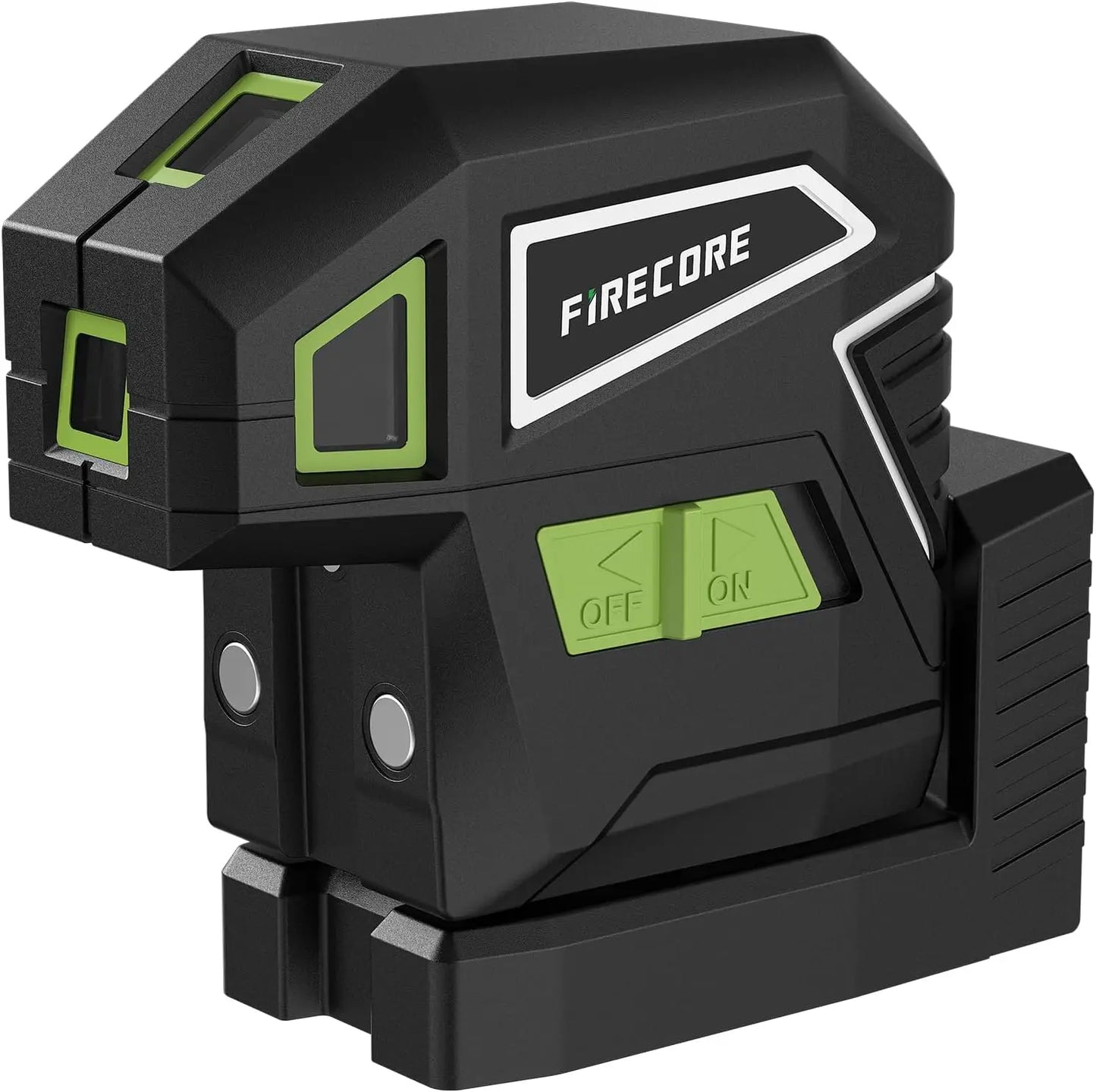 FIRECORE 5-Point Green Laser Level with Magnetic Base