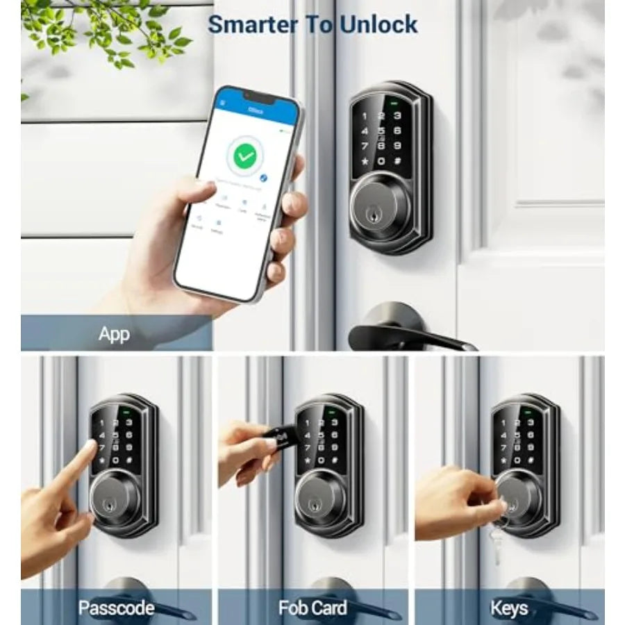 VE06 Smart Deadbolt with App Control, Keyless Entry