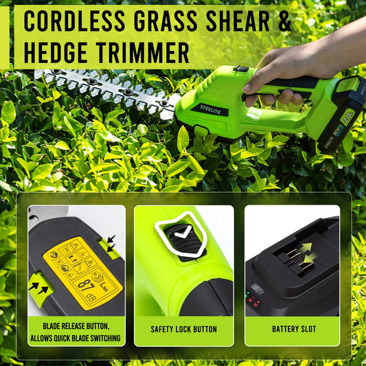 Steelite Cordless Hedge Trimmer
