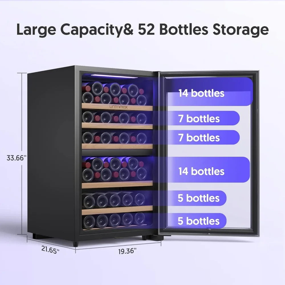 Wine Fridge Dual Zone 52 Bottles