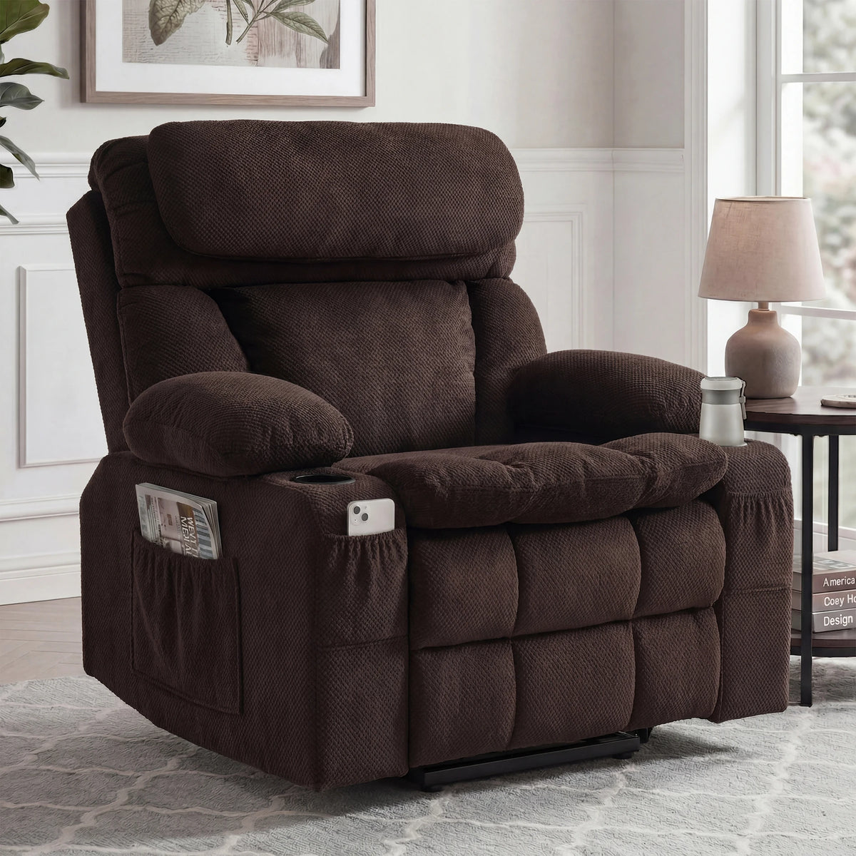 Redlife Oversized Dual Motor Power Lift Recliner for Seniors