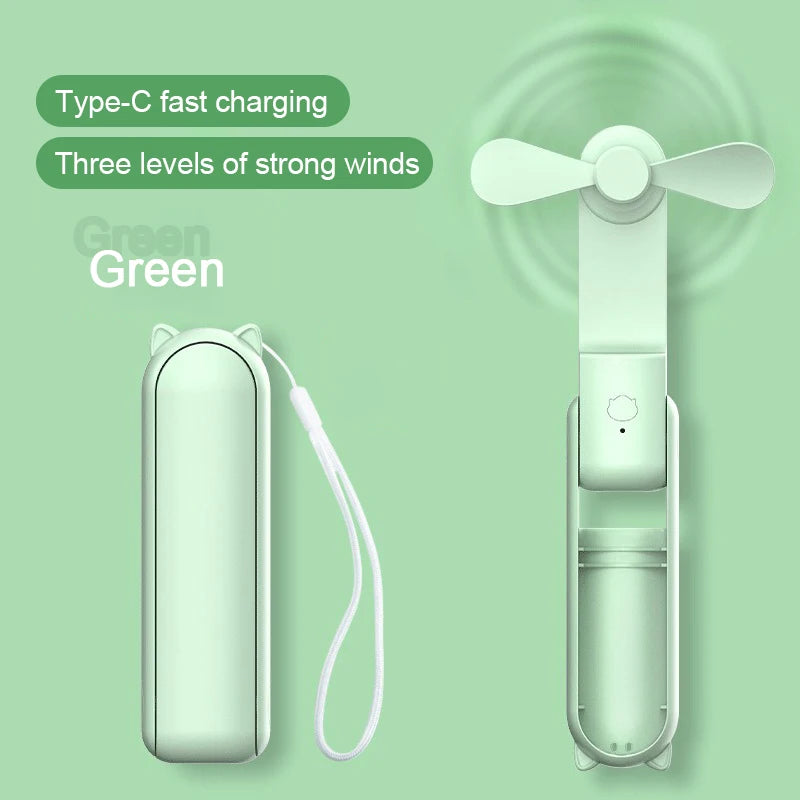 Foldable Small Fan Portable and High-Power