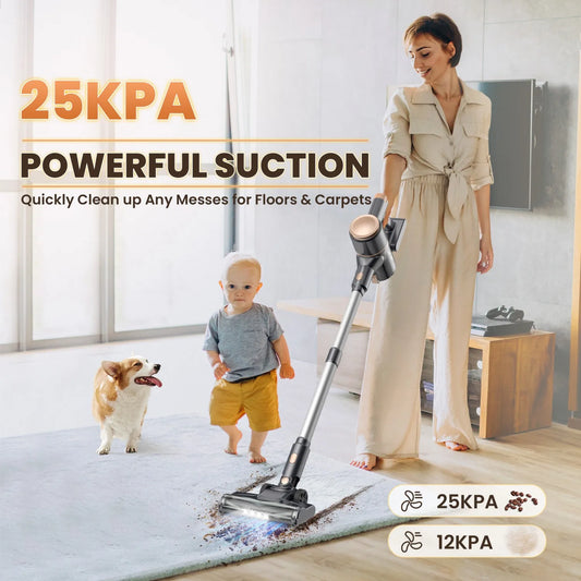 YISORA N8 Stick Vacuum Cleaner, 25Kpa