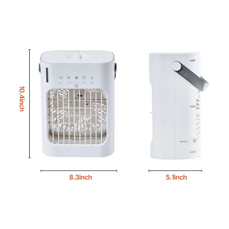 Portable Air Conditioner, 4-in-1 Evaporative Air Cooler